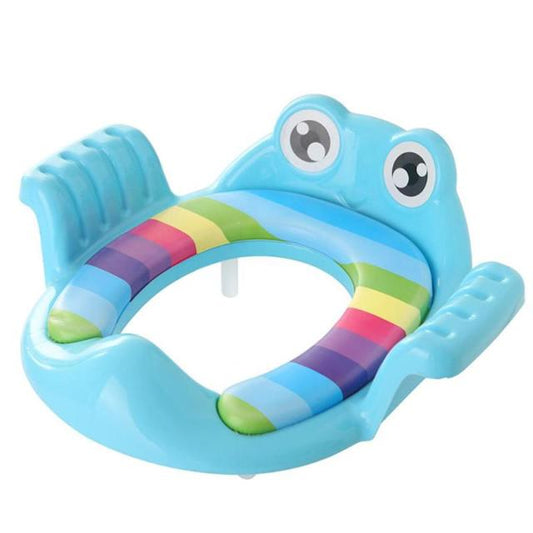 Removable Baby Toilet Training Seat Potties Seat With Armrest Girls Boy Toilet Training Potty Safety Cushion Infant Care Blue-0